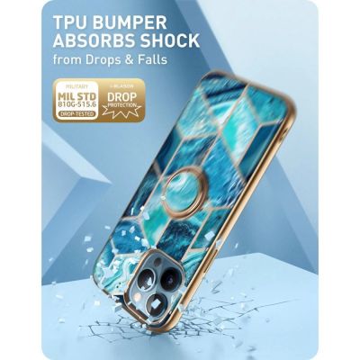 5. Supcase IBLSN Cosmo Snap Case for iPhone 13 Pro - Blue