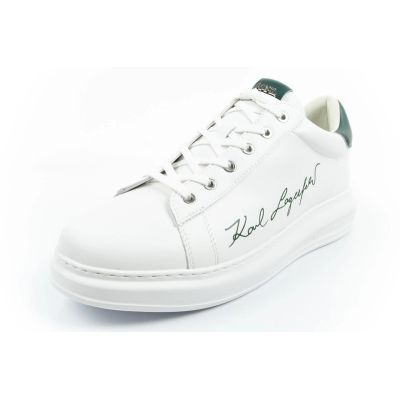 3. Karl Lagerfeld men's shoes sneakers Kapri natural leather white