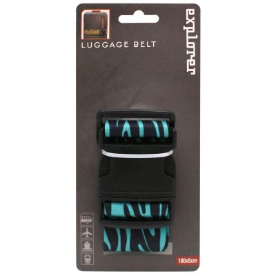5. UNIVERSAL SECURITY STRAP FOR SUITCASE 180x5CM PROWORLD ZEBRA BLUE