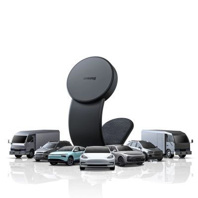 10. Baseus C02 Magnetic Dashboard Holder Compatible with MagSafe - Black