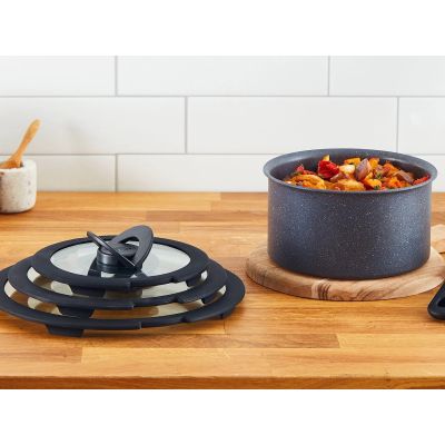 3. TEFAL Ingenio Lid Set L9849053 16/18/20 cm