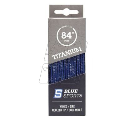 11. BlueSports Titanium 902041 Waxed Laces