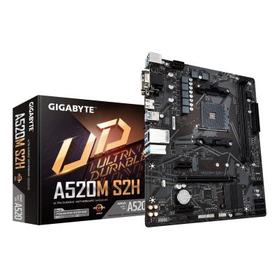 9. GIGABYTE A520M S2H motherboard AMD A520 Socket AM4 micro ATX