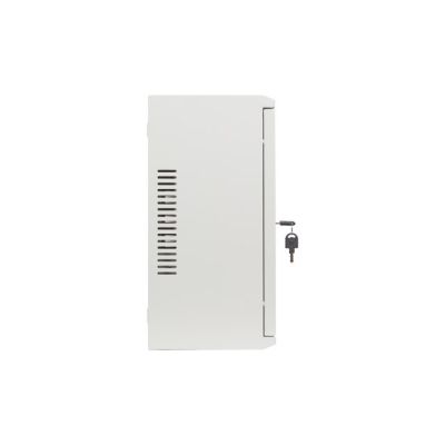 15. Lanberg rack cabinet, wall-mounted, 19" 4U+3U, 540x200, low-profile, gray (assembled)
