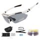2. Rockbros 10002 Polarized Cycling Glasses – White