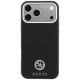 3. Guess Grained Round Strass Logo MagSafe Case for iPhone 18 Pro Max / 17 Pro Max - Black
