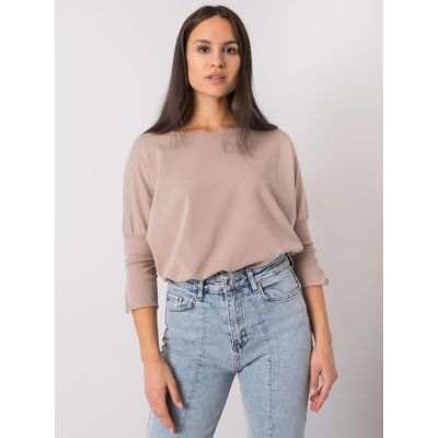 2. Blouse-RV-BZ-7362.19-dark beige (RV-BZ-7362.19)