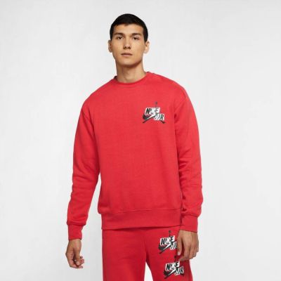 Air Jordan Jumpman Fleece Sweatshirt Red - CK6763-687