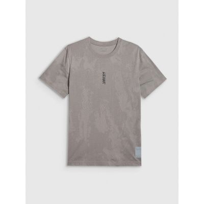 7. Men's regular printed T-shirt 4F 4FRAW25TTSHM3385-27A