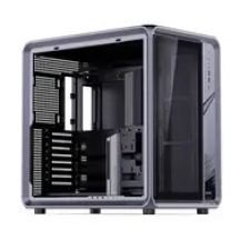 Jonsplus BO400 PC Case, Midi-Tower, ATX, Tempered Glass – Brown-Gray