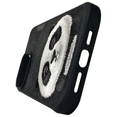 6. Nimmy Big Eyed Pet 2.0 Panda case for iPhone 15 Pro - black
