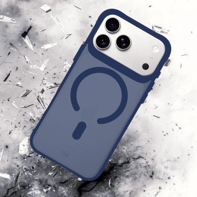 21. 3mk Smoke MagCase for iPhone 17 Pro Max - Blue-Translucent