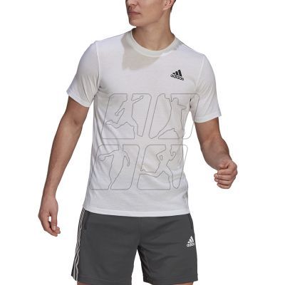 4. Adidas Aeroready Designed 2 Move Sport Tee M GR0517