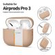 4. Tech-Protect Silicone Case for AirPods Pro 3 - Beige