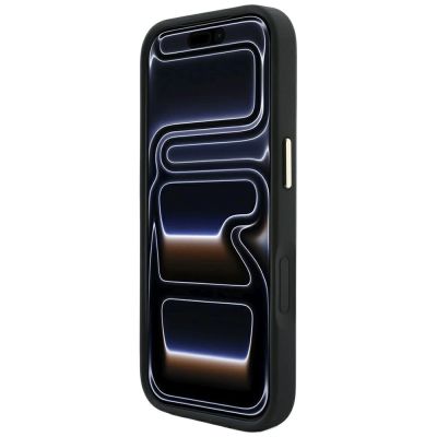 5. Guess Stripe Peony 4G Logo MagSafe Case for iPhone 17 Pro Max / 18 Pro Max - Black