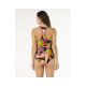 2. Women's RIP CURL Mirage Zip Front One Piece swimsuit, multicolor