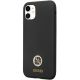 2. Guess GUHCN614DGPK Case for iPhone 11 / Xr - Black Silicone Logo Strass 4G
