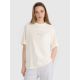 Women's oversize printed T-shirt 4F 4FRSS25TTSHF2791-11S