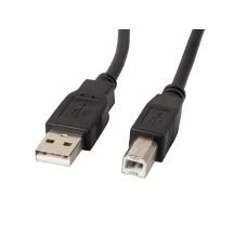 LANBERG CABLE USB-A -> USB-B M/M 1M (FERRITE, BLACK) CA-USBA-11CC-0010-BK