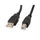 LANBERG CABLE USB-A -> USB-B M/M 1M (FERRITE, BLACK) CA-USBA-11CC-0010-BK