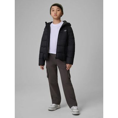 4. Boy's jacket with synthetic filling 4F 4FJWSS26TDJAM0741-20S