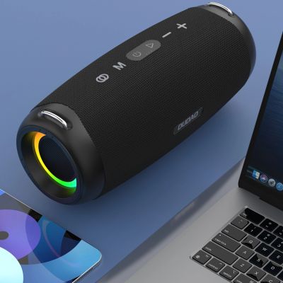5. Dudao Y21Pro Wireless Speaker with RGB Backlight Bluetooth 5.3 - Black