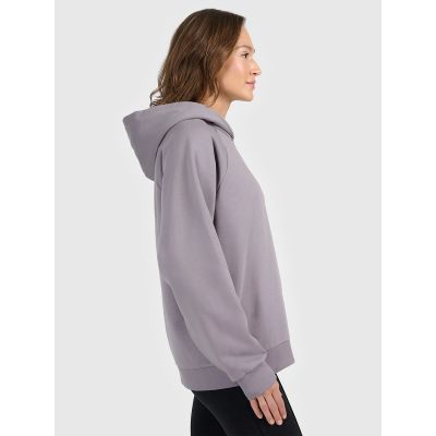 5. Women's sweatshirt with hood, open, 4F 4FRAW25TSWSF2775-25S