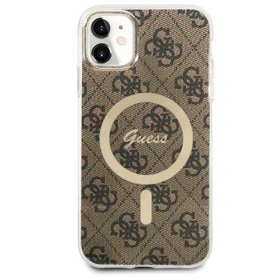 2. Guess GUHMN61H4STW iPhone 11 6.1" brown/brown hardcase 4G MagSafe