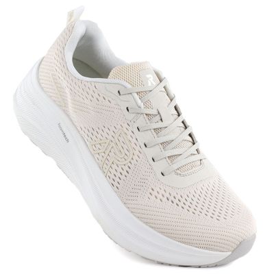 Beige women's platform sneakers Rieker W4101-60