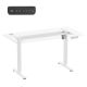 13. ERGO OFFICE ELECTRIC DESK ADJUSTABLE MAX HEIGHT 1160MM, MAX - 80 KG, WITHOUT TABLETOP FOR SITTING AND STANDING WORK, WHITE ER-400 W