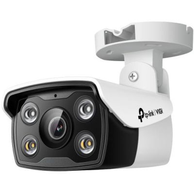 TP-LINK VIGI C340(6mm) Camera, Outdoor, full color VIGI bullet network camera, 4MP, Reliable IP66 tightness class ensures stable operation in outdoor conditions.