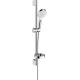 7. Hansgrohe Crometta shower system Chrome, White