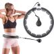 2. HMS HHW06 Hula Hoop with Studs, Weight and Counter, Black
