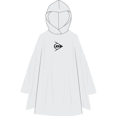 2. BICYCLE RAIN PONCHO FOR ADULTS 100x130x1CM PE 135GR DUNLOP - WHITE