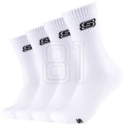 Skechers 2pk Tennis Cushioned Socks SK41041-1000 White 35-38
