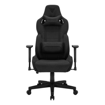 2. SENSE7 Sentinel Gaming Chair Upholstered Seat Black