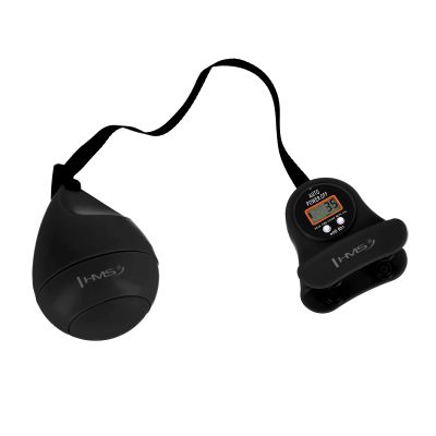 20. HHM13 NEW HULA HOP BLACK/GOLD WITH MAGNETS AND WEIGHT + HMS COUNTER