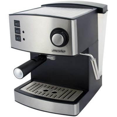 2. Adler MS 4403 espresso machine (850W; silver)