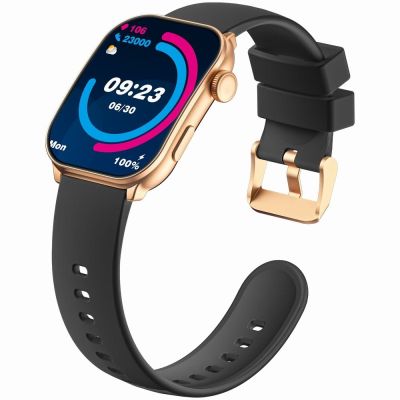 7. GRAVITY GT28-5 Women's Smartwatch Strap + Bracelet Rose Gold Black