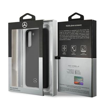 8. Mercedes Silicone Line Case for Samsung Galaxy S21+ - Black