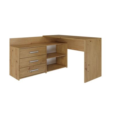 5. Corner desk + chest of drawers DANY 120x50xH76 artisan