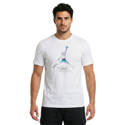 4. Men's Air Jordan Graphic Crew Flight Tee white - DV8414-100