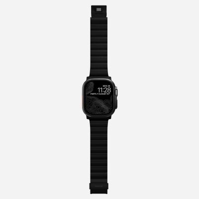 11. NOMAD Titanium Band - titanium bracelet for Apple Watch 46mm/49mm (black hardware) V2