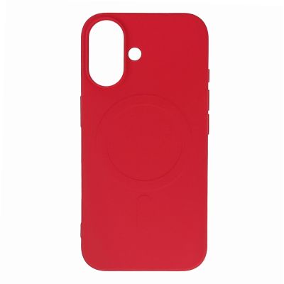 2. Liquid Silicone Case MagSafe for Samsung Galaxy S25 - Red