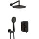 Concealed shower set with mixing box