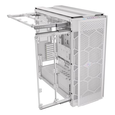2. Corsair Super-Tower 9000D iCUE LINK AIRFLOW TP case (White)