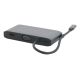 2. Mobilis 020027 Wired Docking Station USB 3.2 Gen 1 (3.1 Gen 1) Type-C Gray