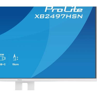 9. IIYAMA 60.5cm (24") XB2497HSN-W1 16:09 HDMI+DP+USB-C IPS