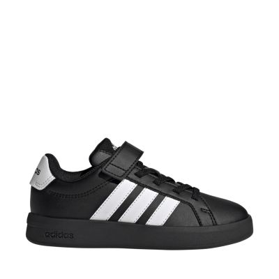 Adidas Grand Court 3.0 Kids Shoes Black and White KJ4369