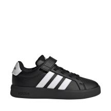 Adidas Grand Court 3.0 Kids Shoes Black and White KJ4369